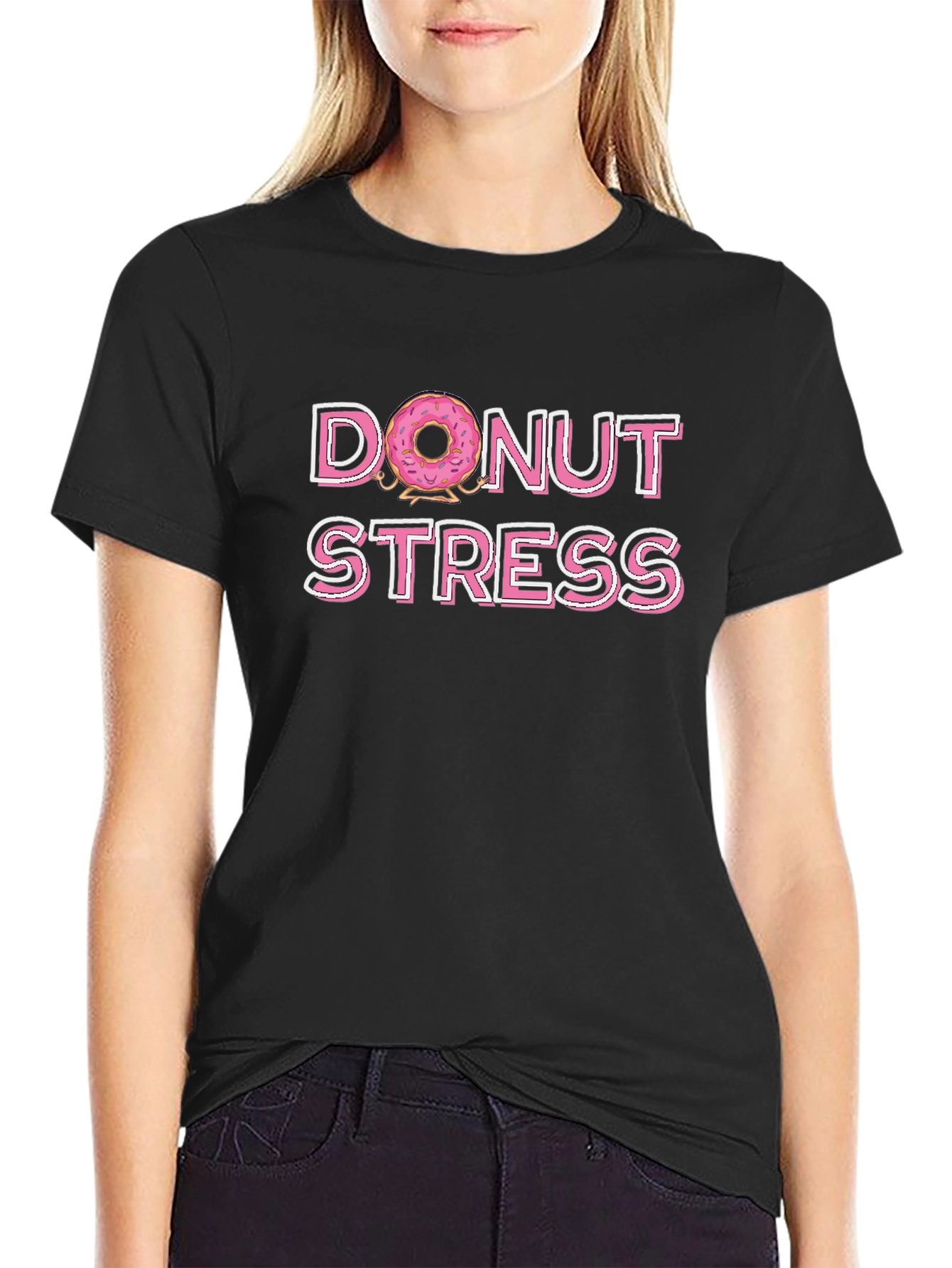 Donut Stress Graphic T-Shirt