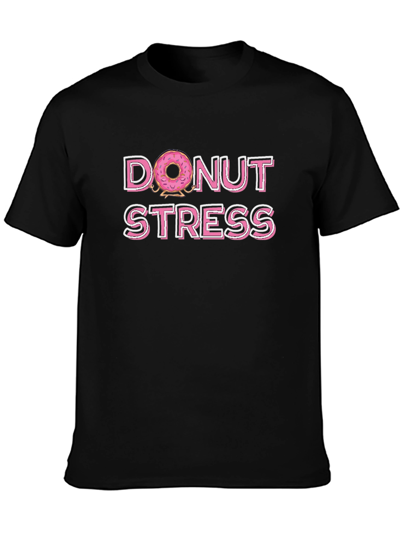 Donut Stress Graphic T-Shirt