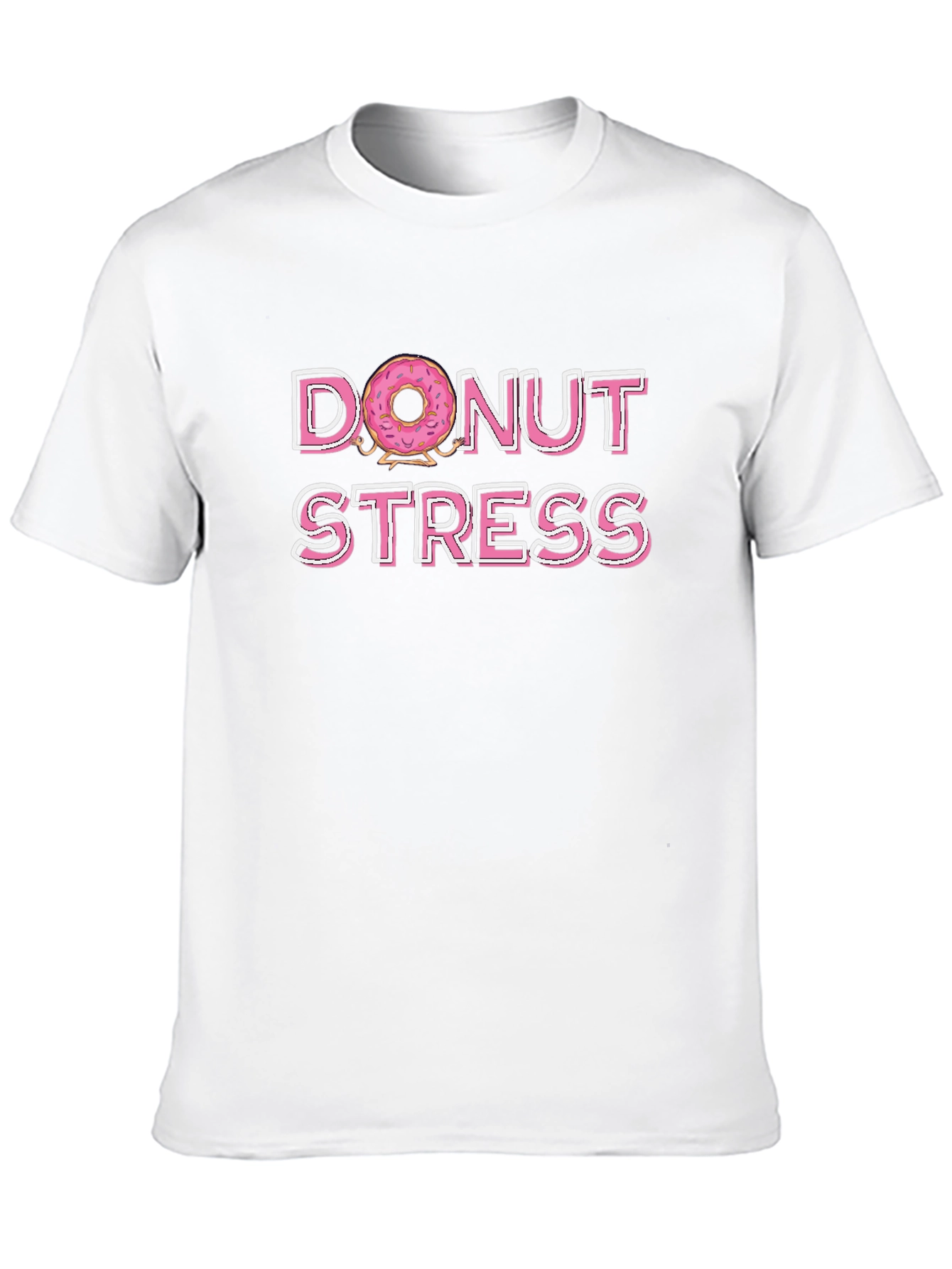 Donut Stress Graphic T-Shirt