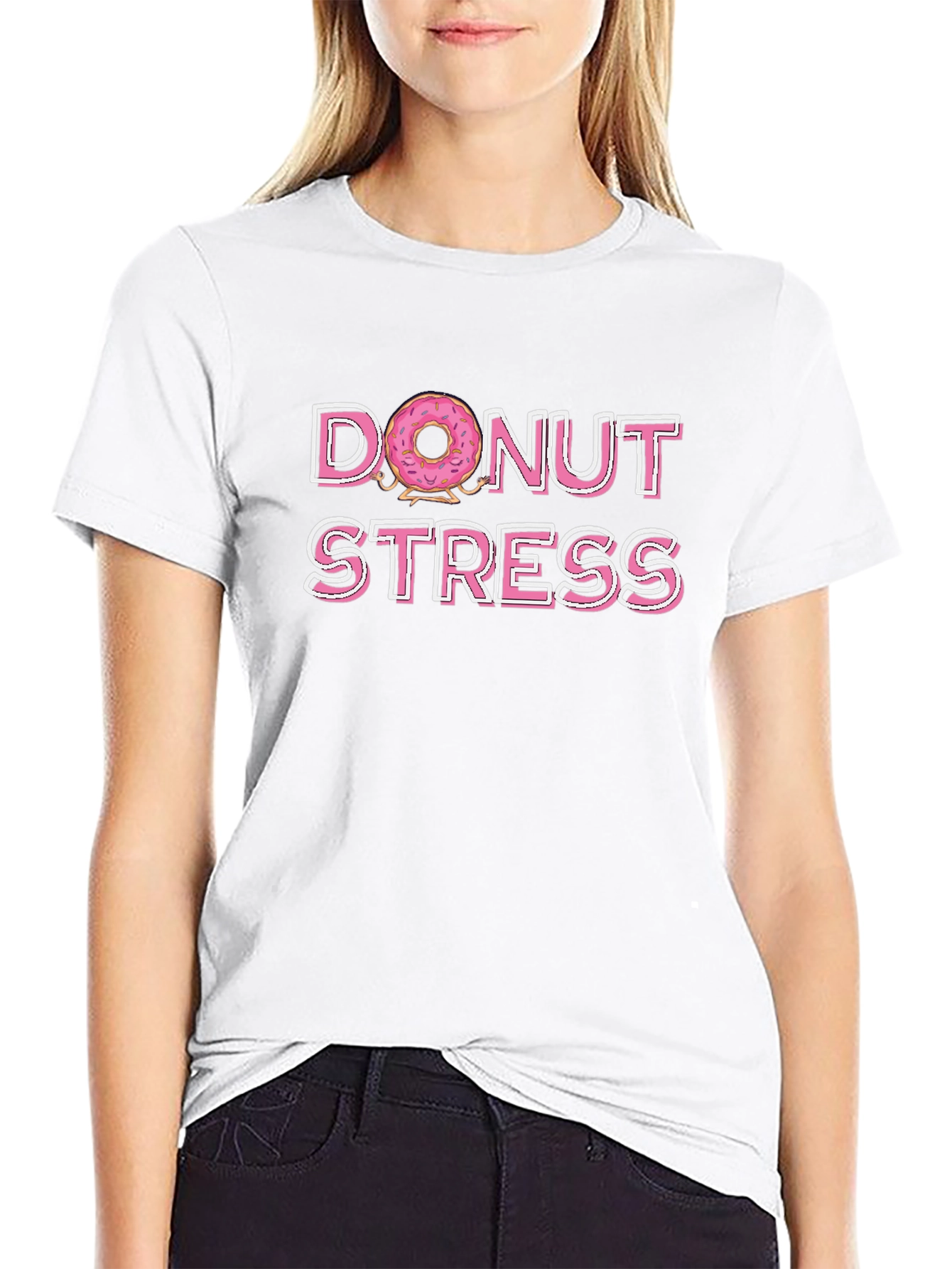 Donut Stress Graphic T-Shirt
