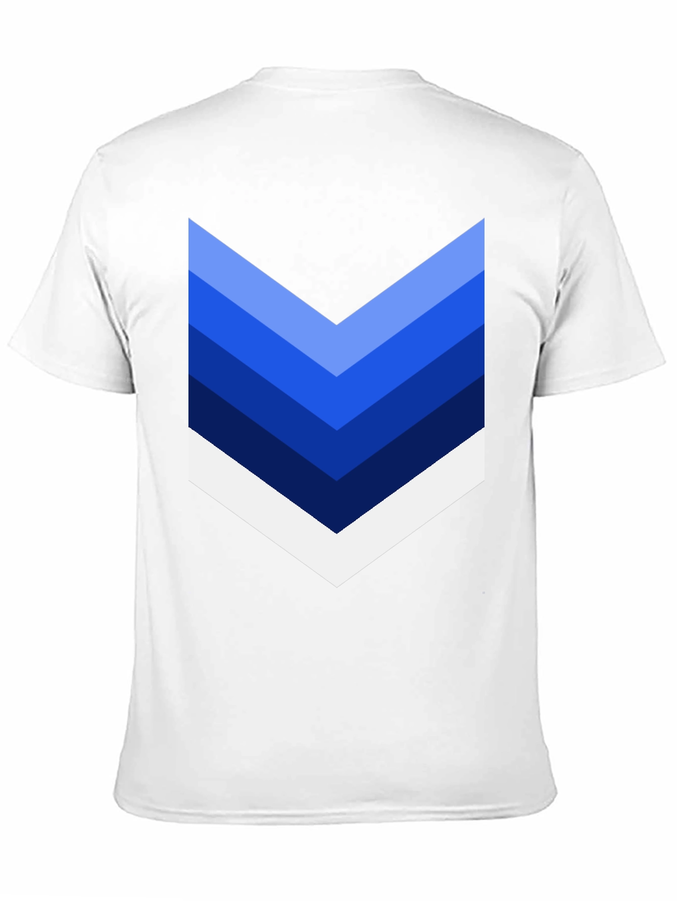 Chevron Stripe Graphic Tee - Casual Style