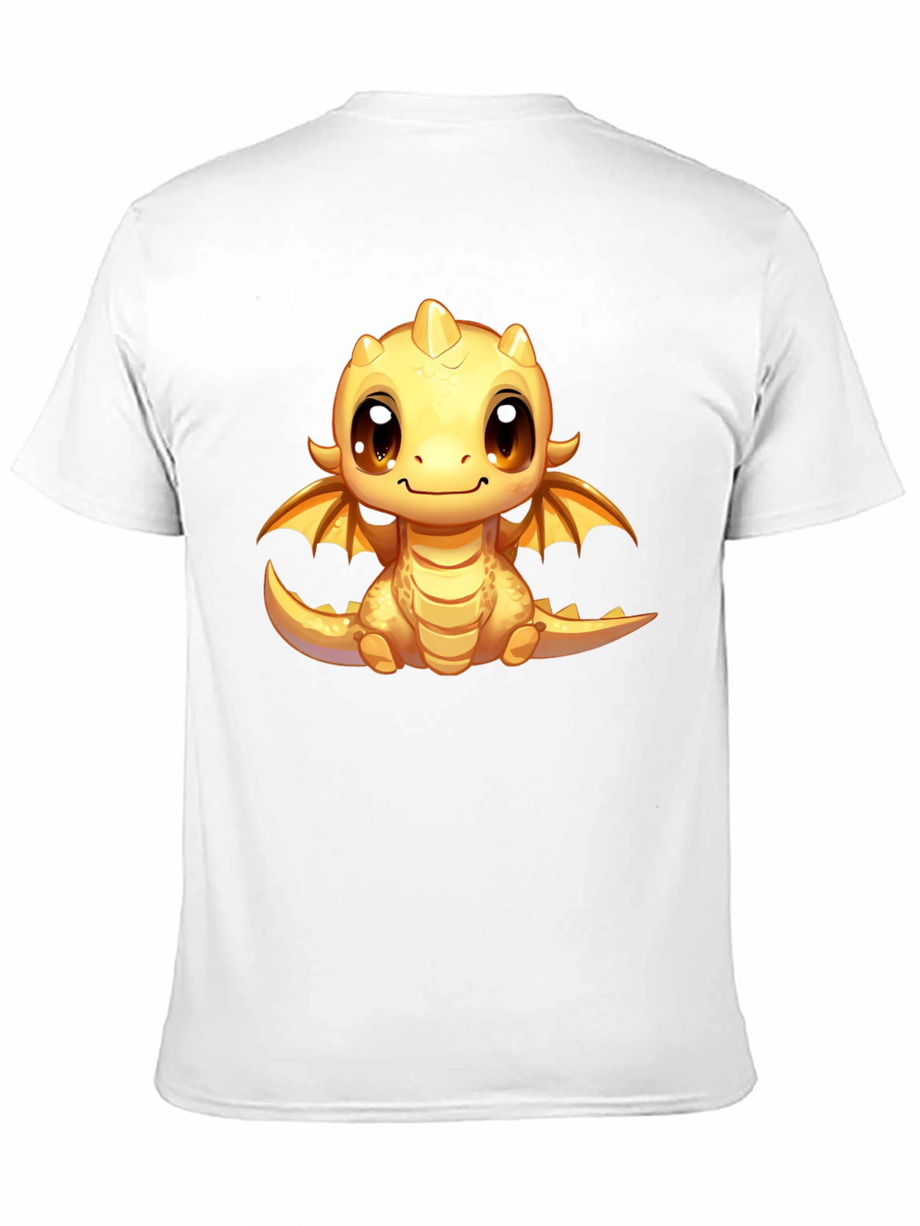 Cute Dragon Graphic Tee - Unisex Black T-Shirt