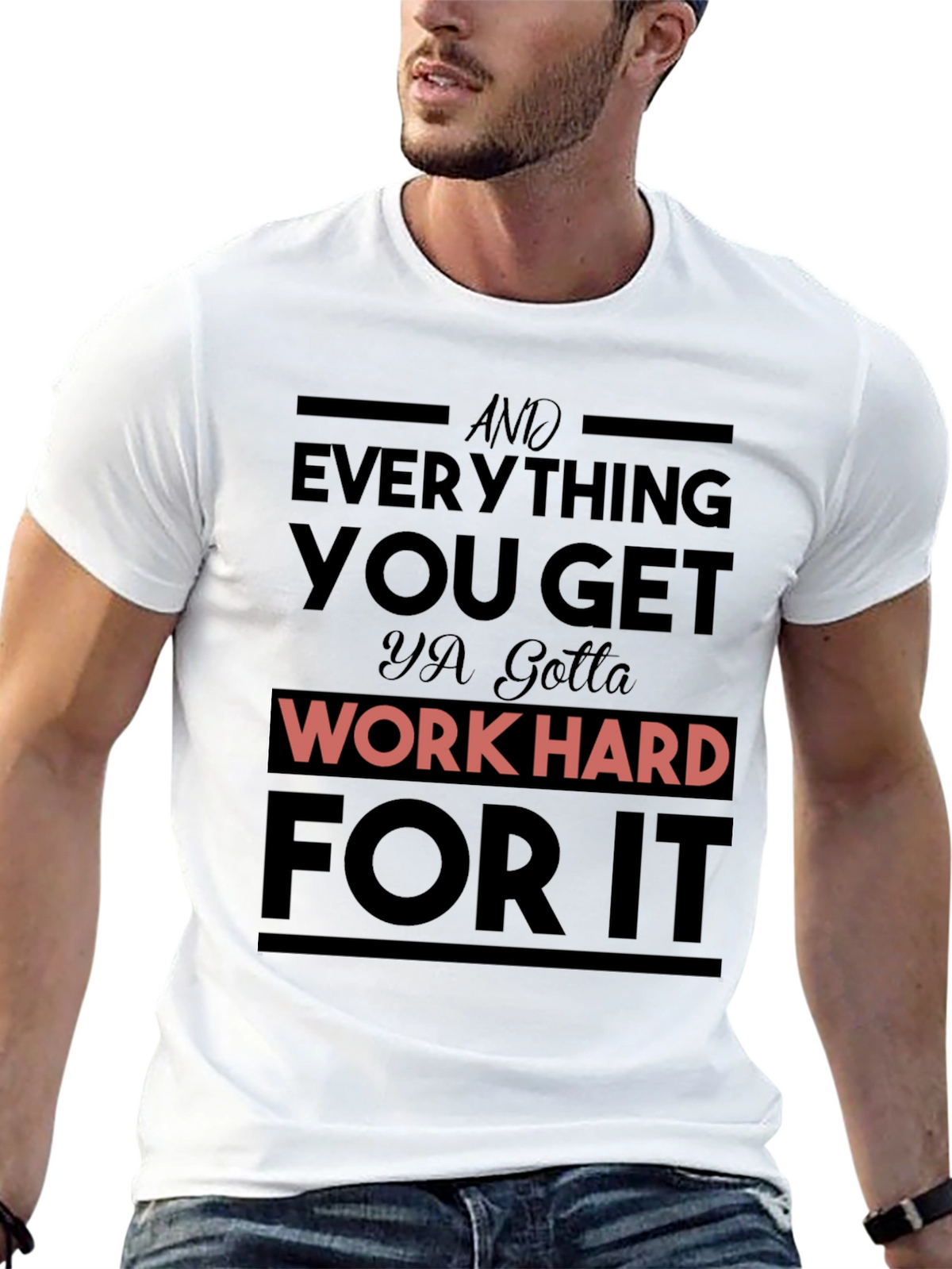 Work Hard Graphic T-Shirt