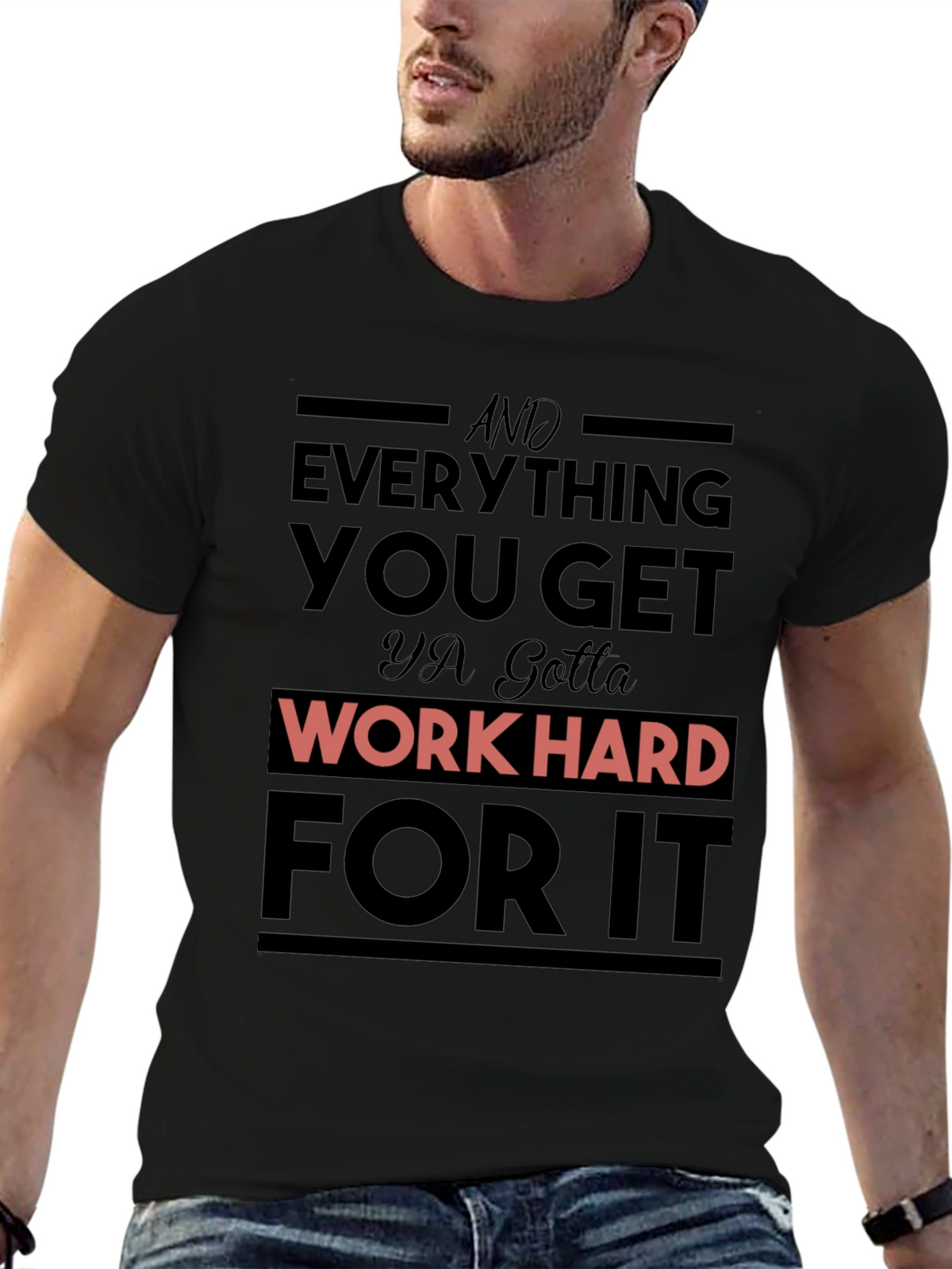 Work Hard Graphic T-Shirt