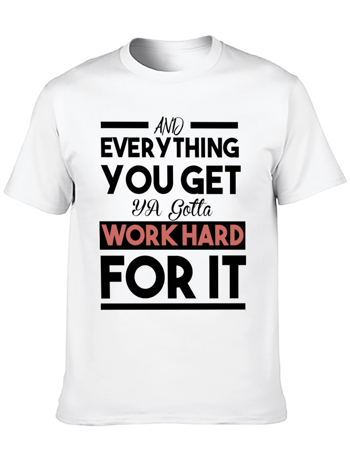 Work Hard Graphic T-Shirt