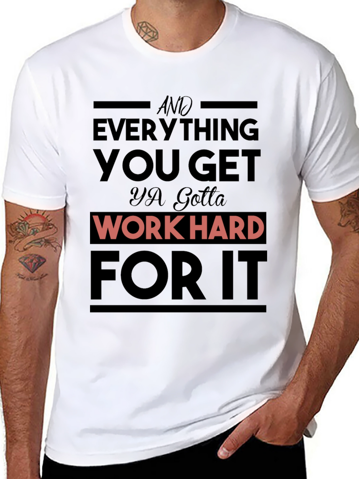 Work Hard Graphic T-Shirt