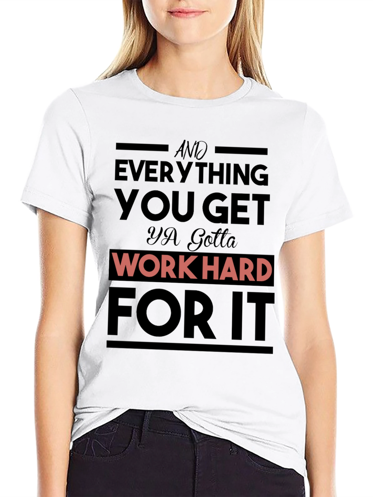 Work Hard Graphic T-Shirt