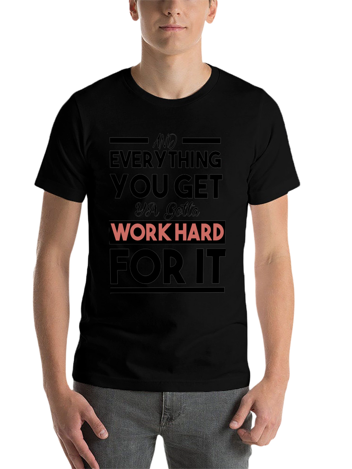 Work Hard Graphic T-Shirt