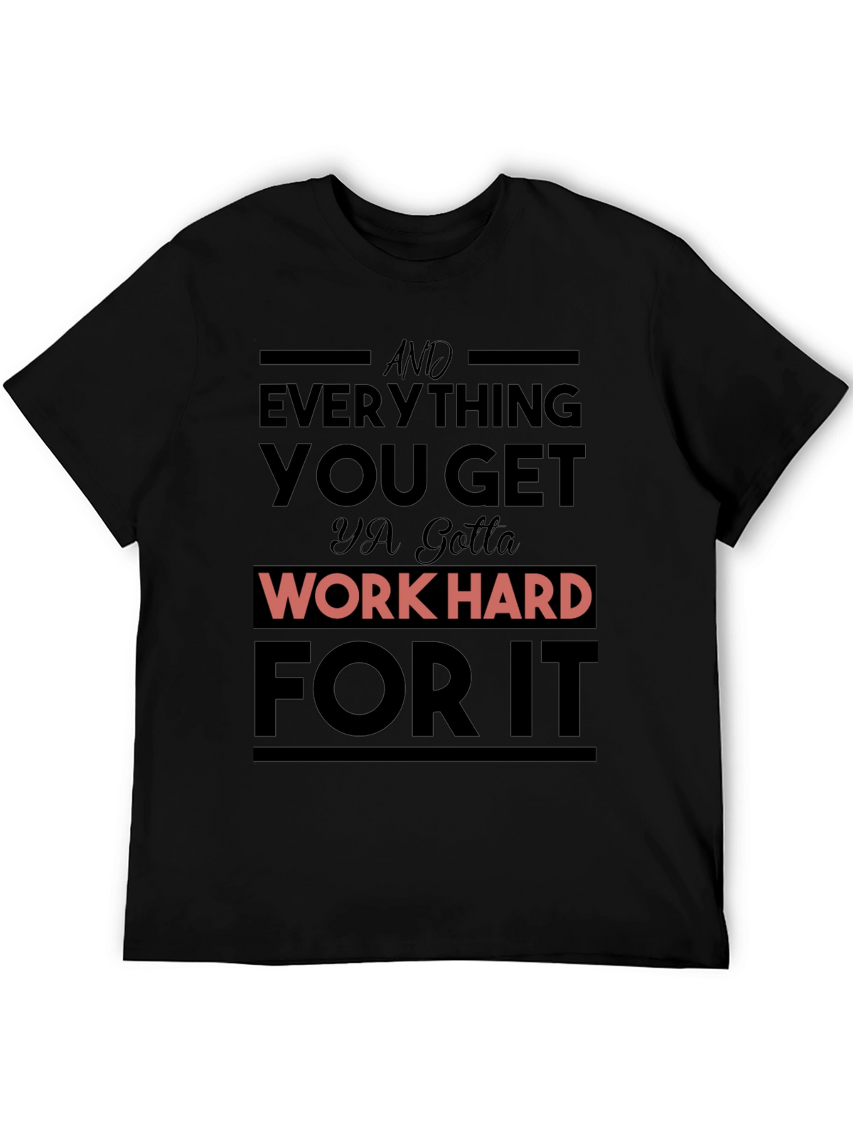 Work Hard Graphic T-Shirt