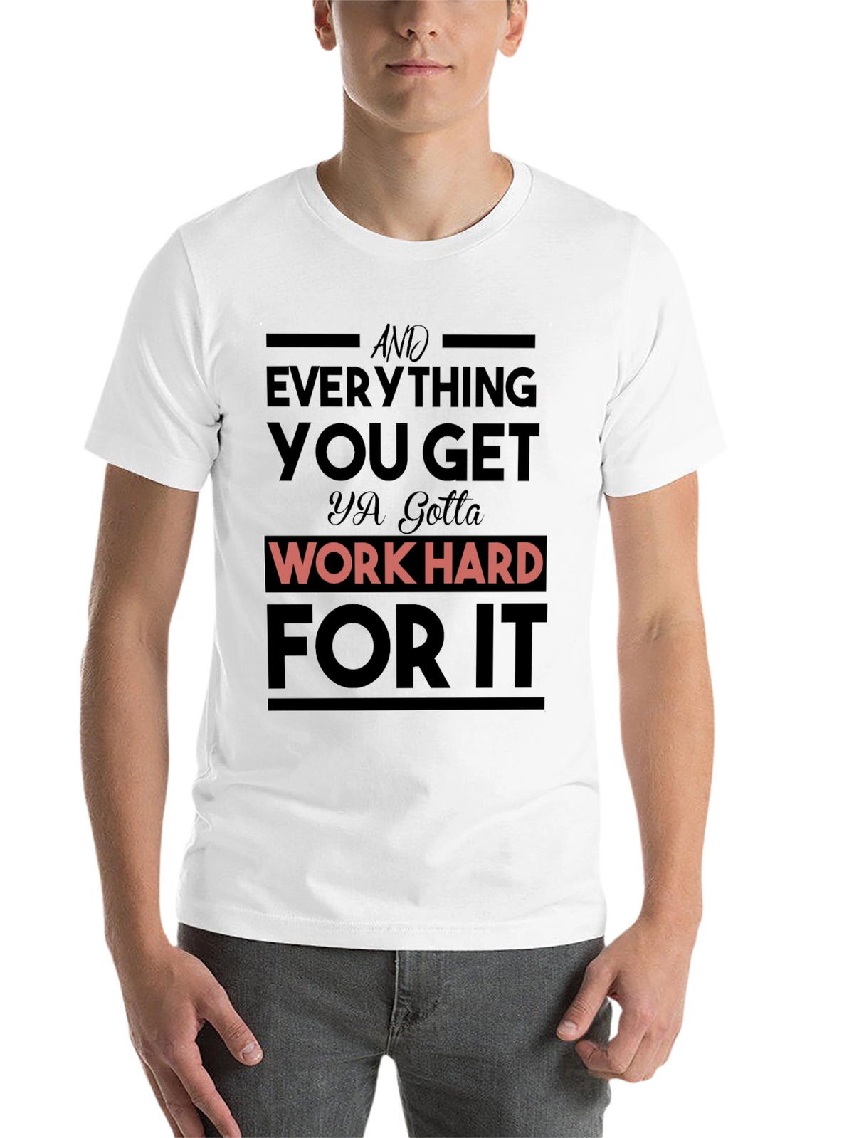 Work Hard Graphic T-Shirt