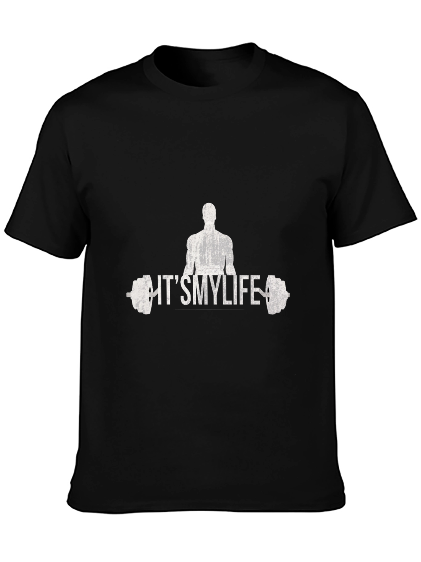 Its My Life Gym T-Shirt - Black