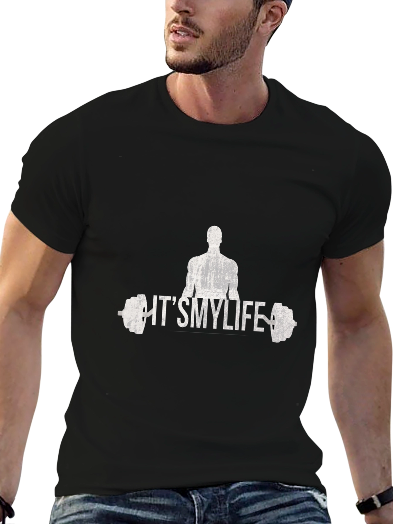Its My Life Gym T-Shirt - Black