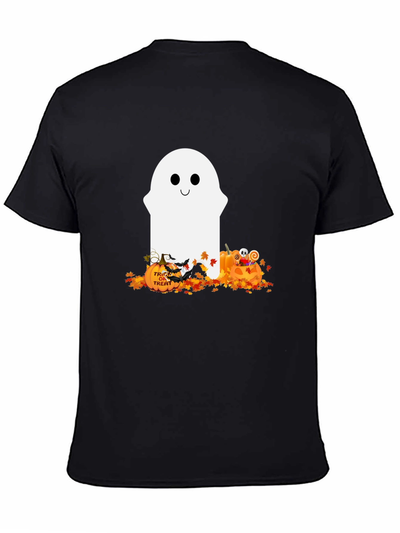 Halloween Ghost T-Shirt - Spooky & Cute!