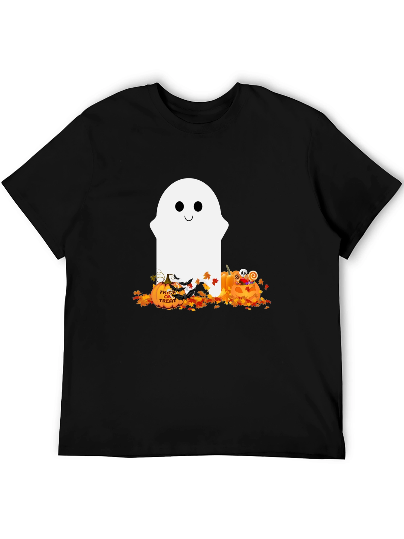 Halloween Ghost T-Shirt - Spooky & Cute!