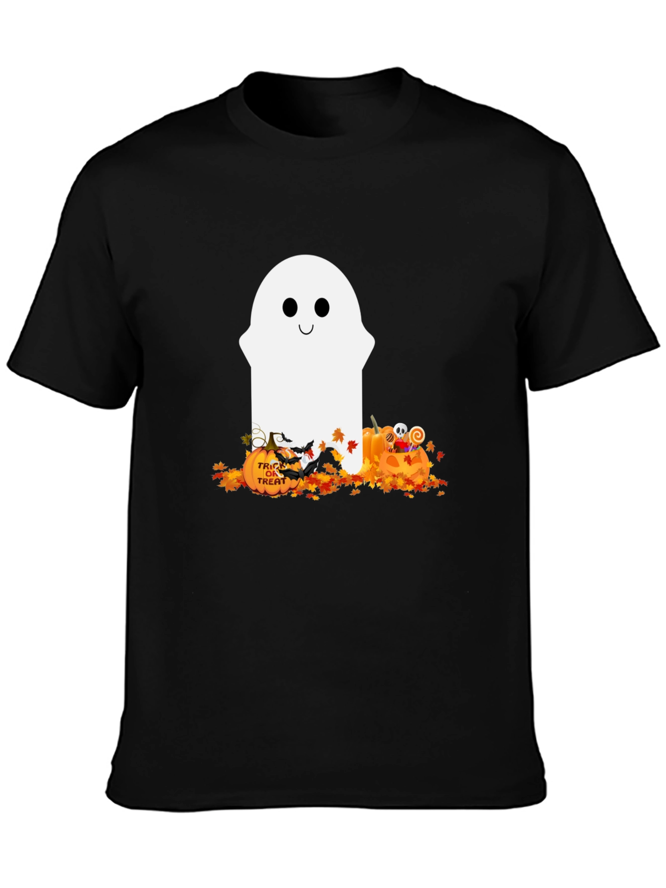 Halloween Ghost T-Shirt - Spooky & Cute!