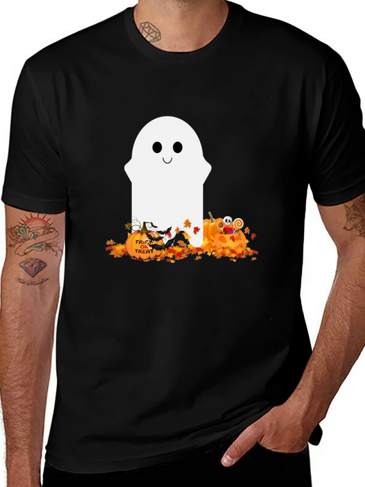 Halloween Ghost T-Shirt - Spooky & Cute!