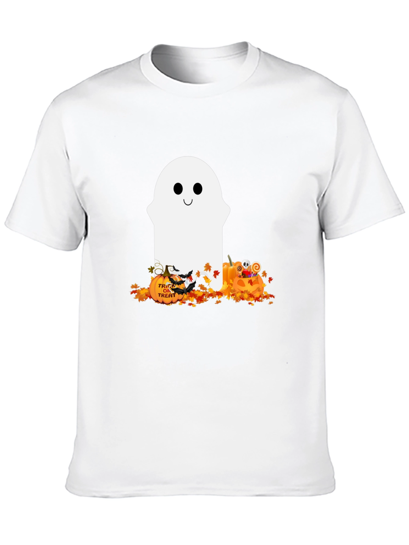 Halloween Ghost T-Shirt - Spooky & Cute!