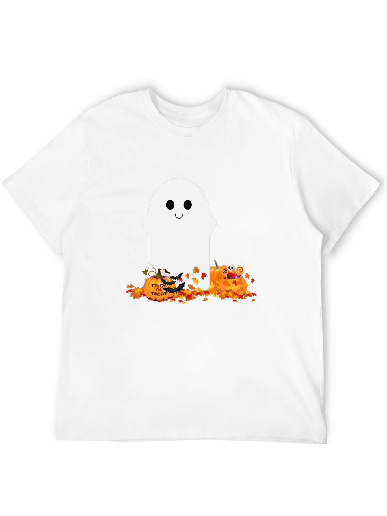 Halloween Ghost T-Shirt - Spooky & Cute!