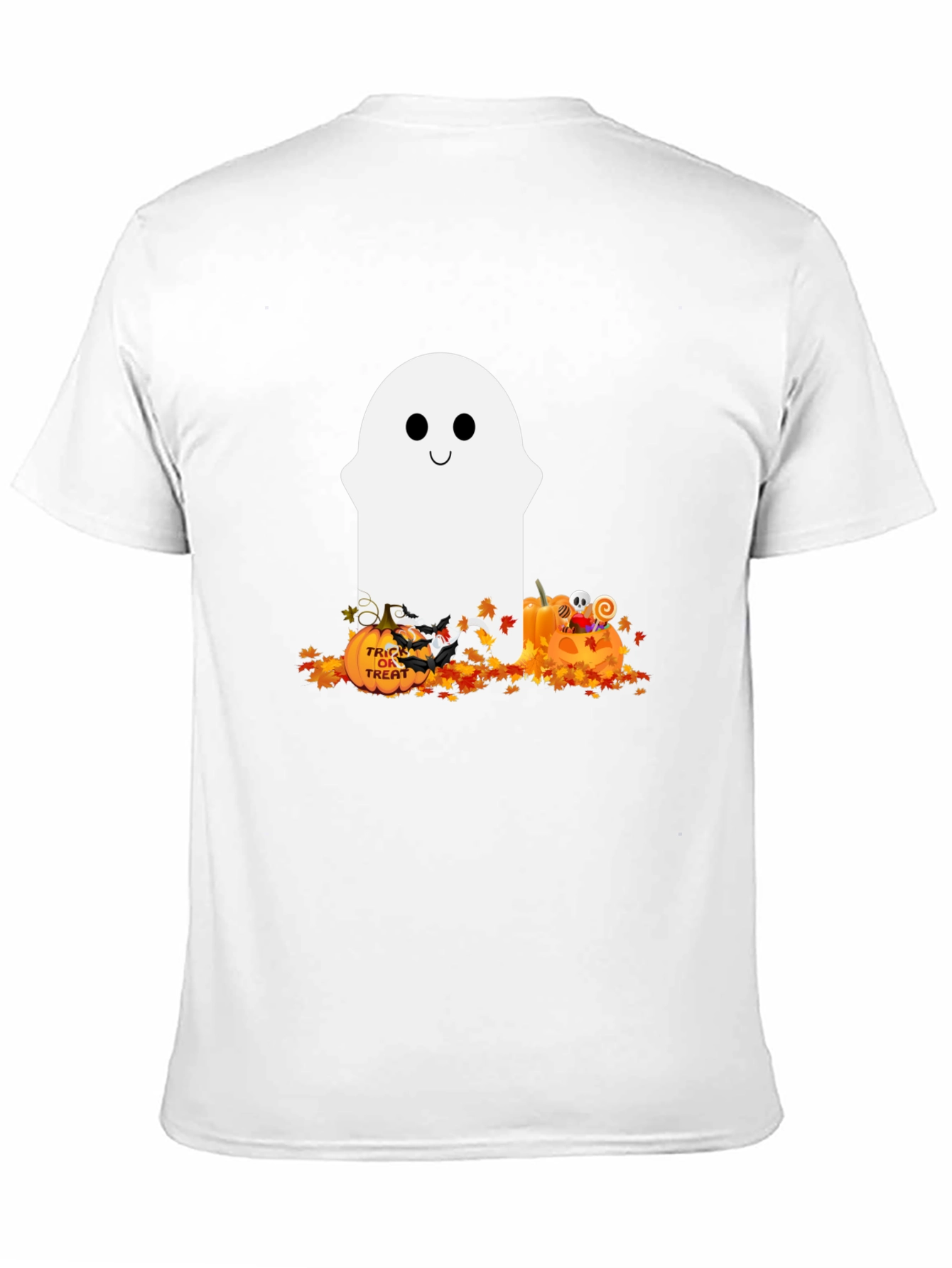 Halloween Ghost T-Shirt - Spooky & Cute!
