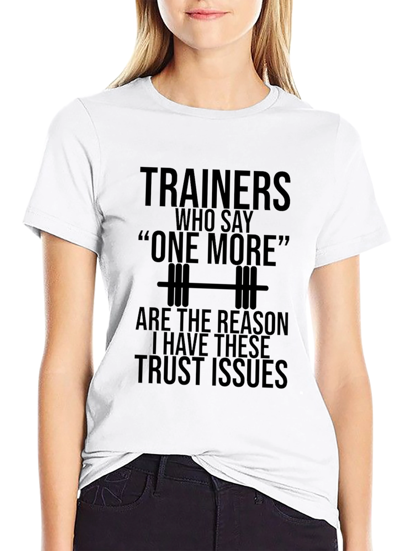 Funny Trainer Trust Issues Gym T-Shirt