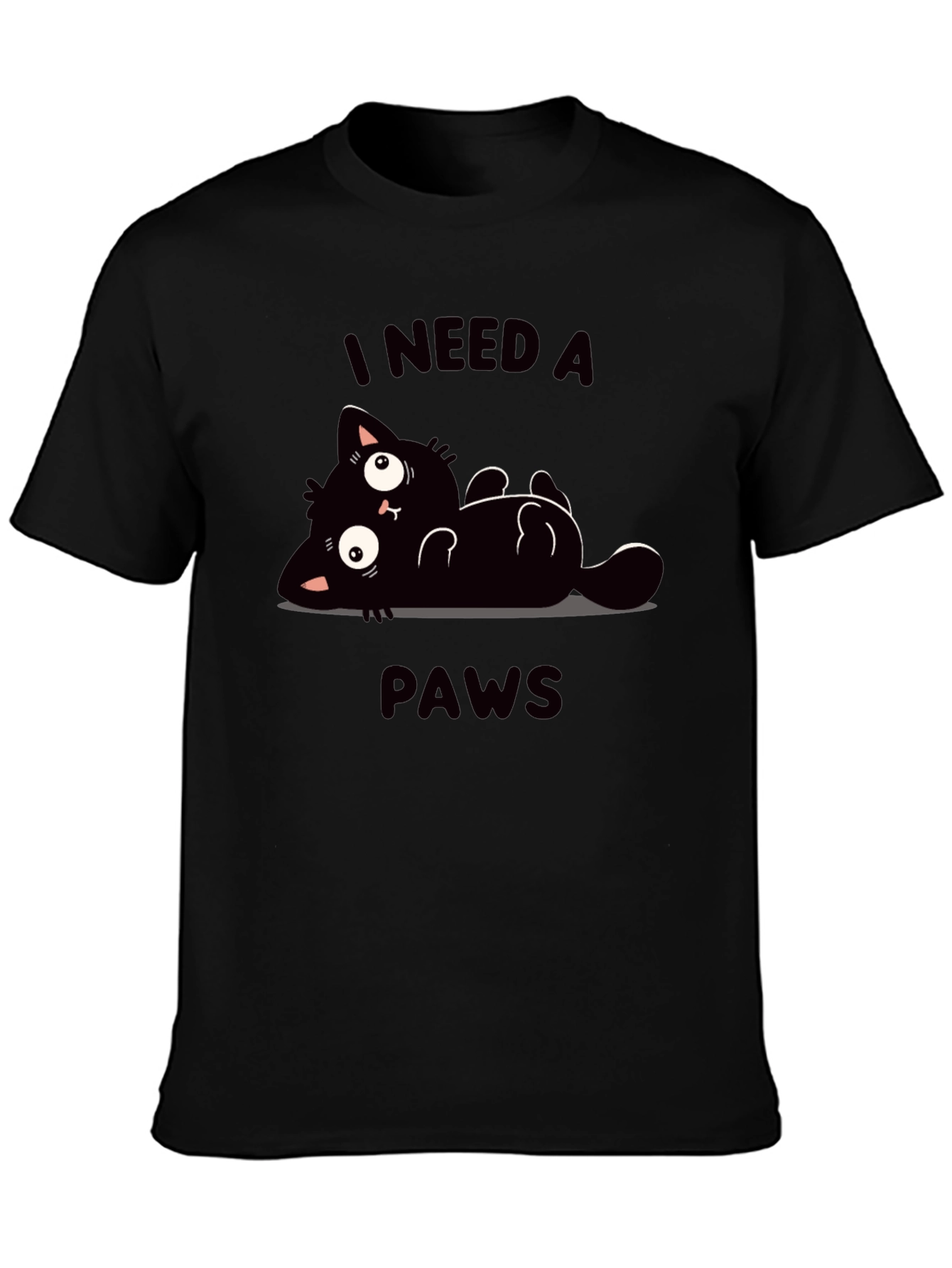 I Need A Paws Funny Cat T-Shirt