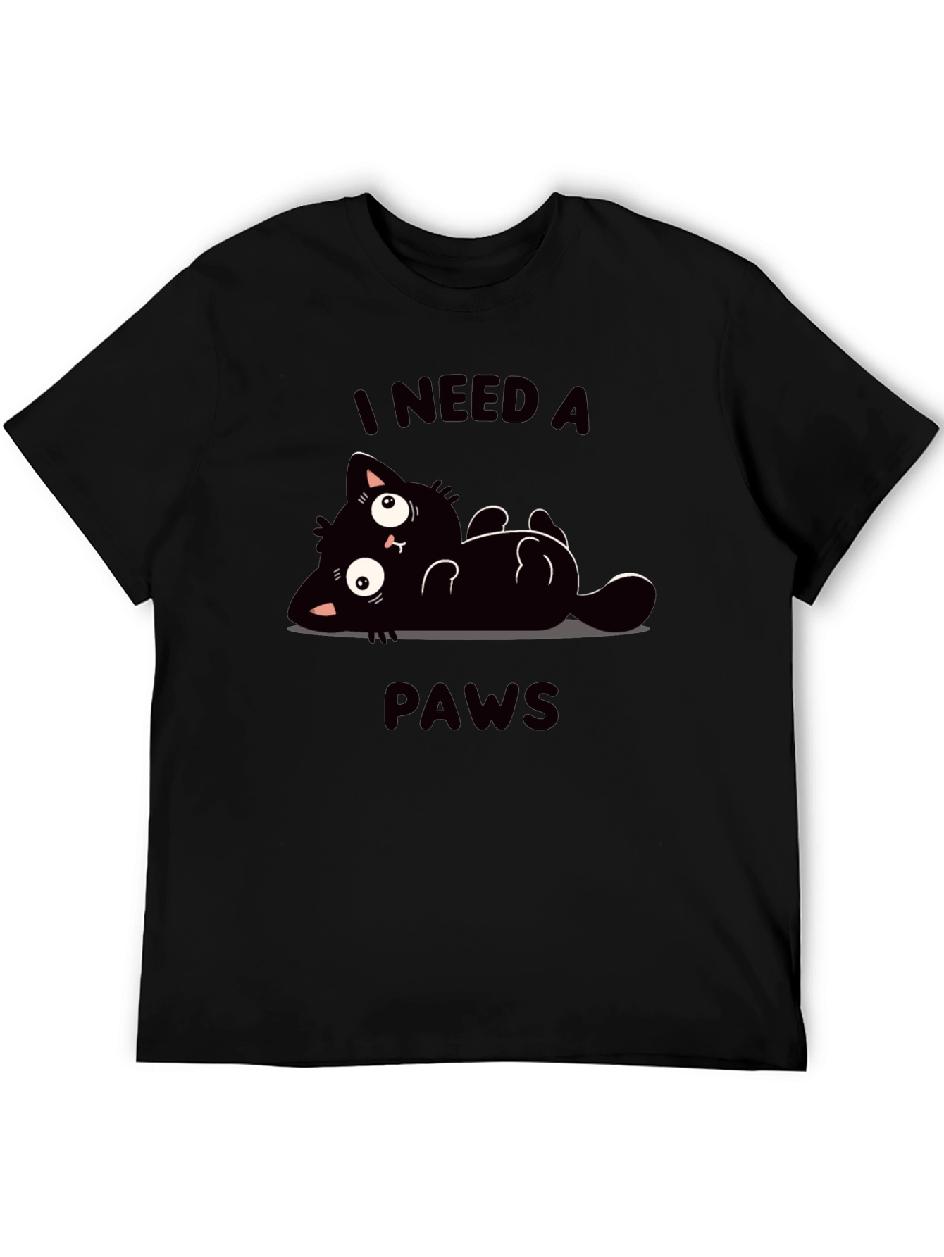 I Need A Paws Funny Cat T-Shirt