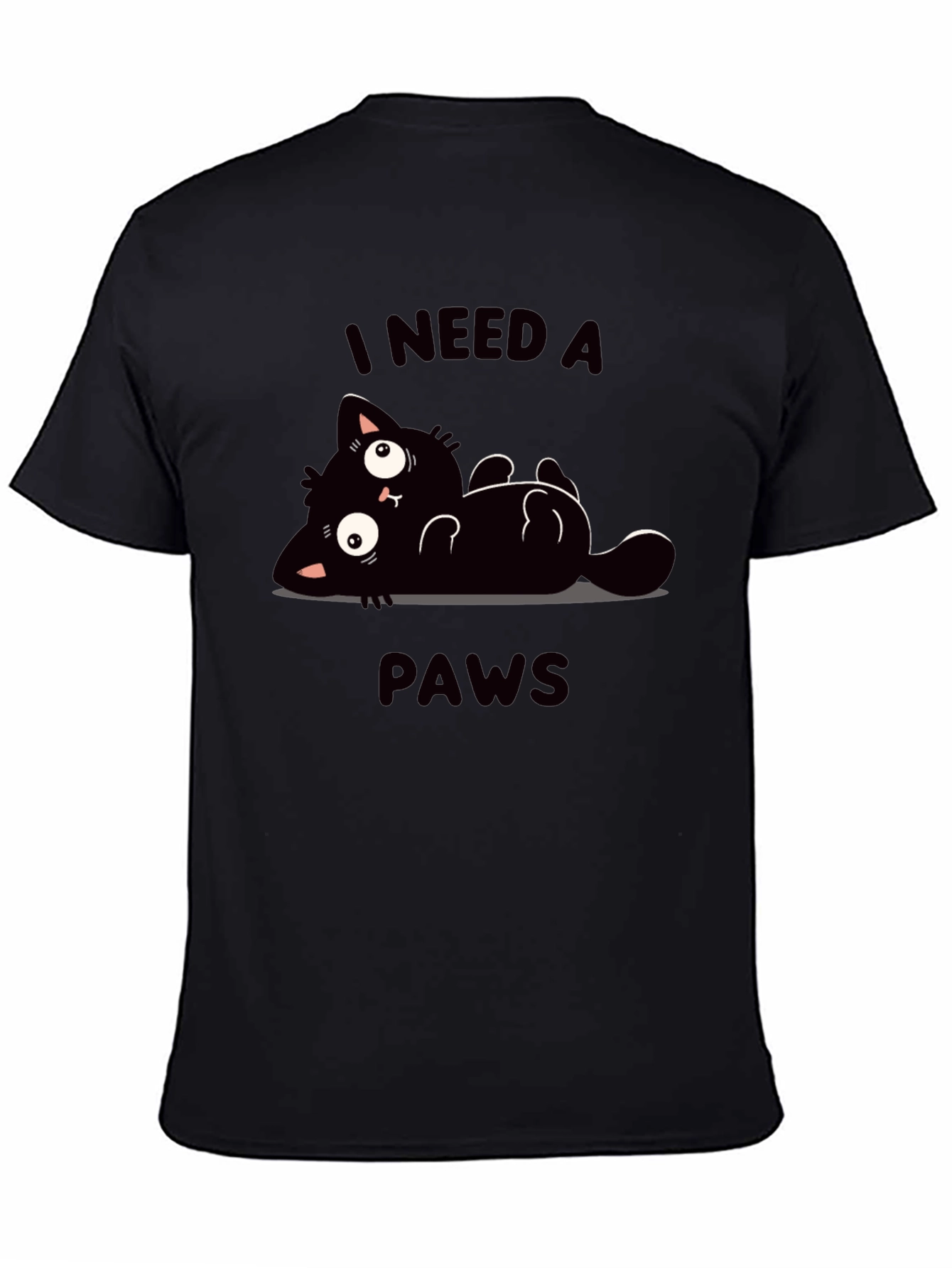 I Need A Paws Funny Cat T-Shirt
