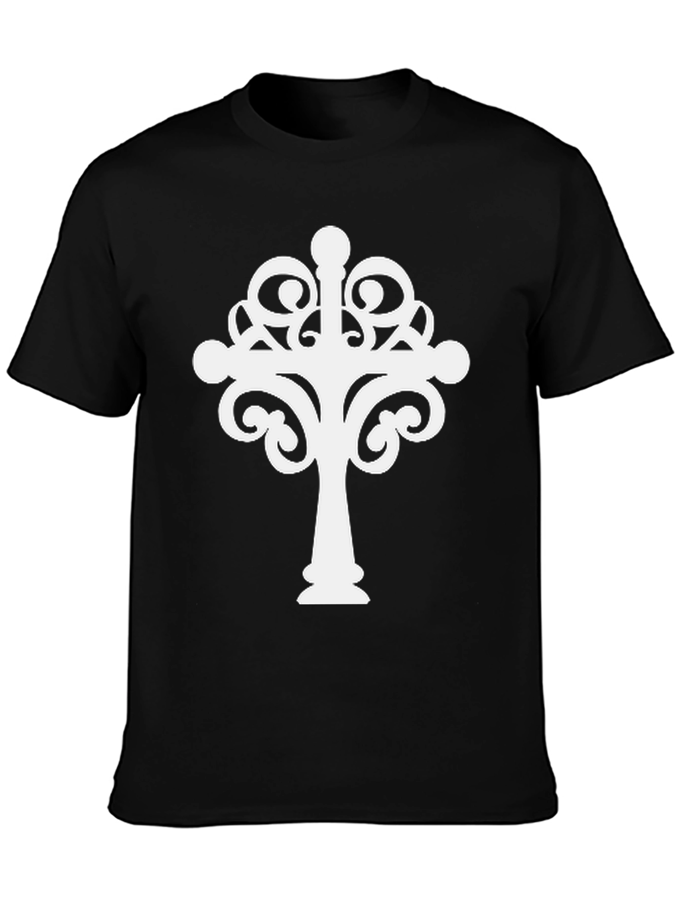 Ornate Cross Graphic T-Shirt