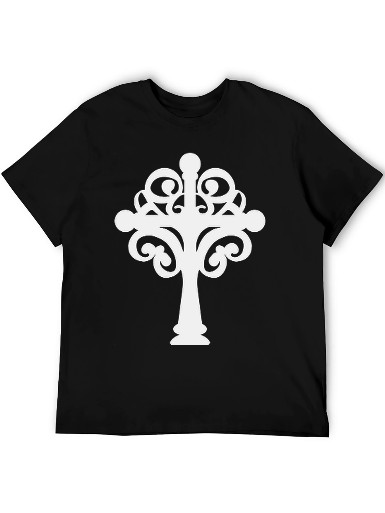Ornate Cross Graphic T-Shirt