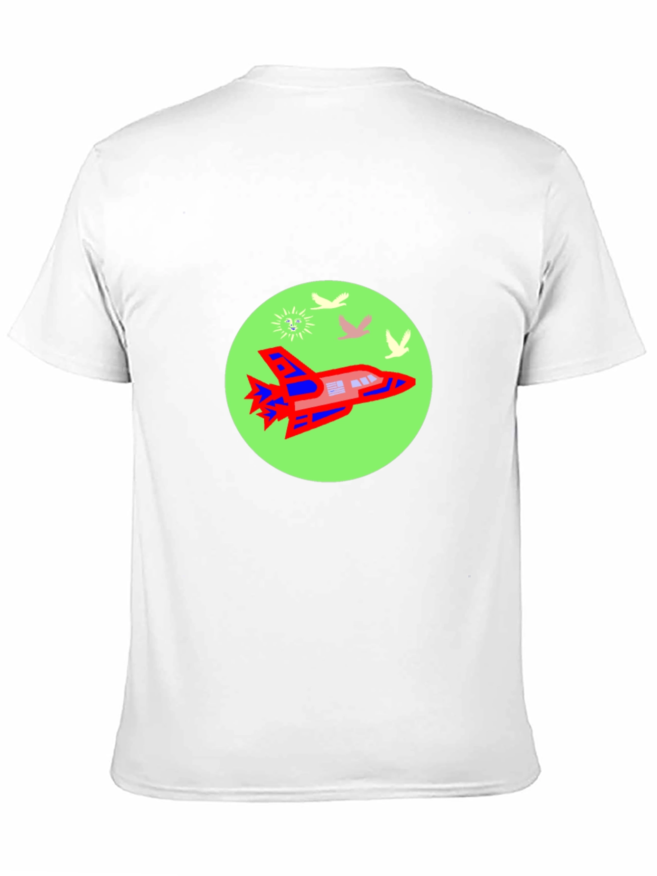 Retro Rocket T-Shirt - Space Adventure Tee