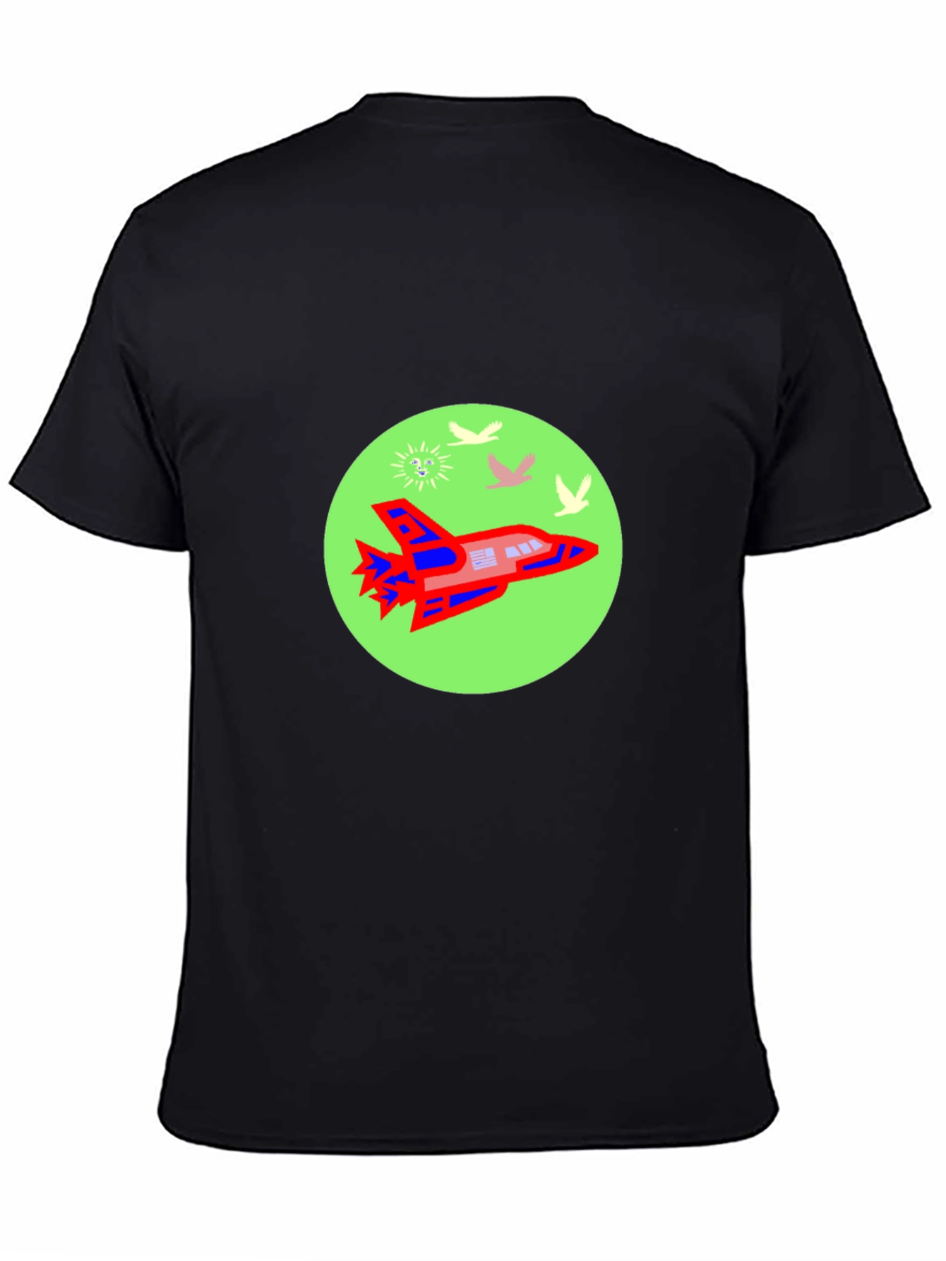 Retro Rocket T-Shirt - Space Adventure Tee