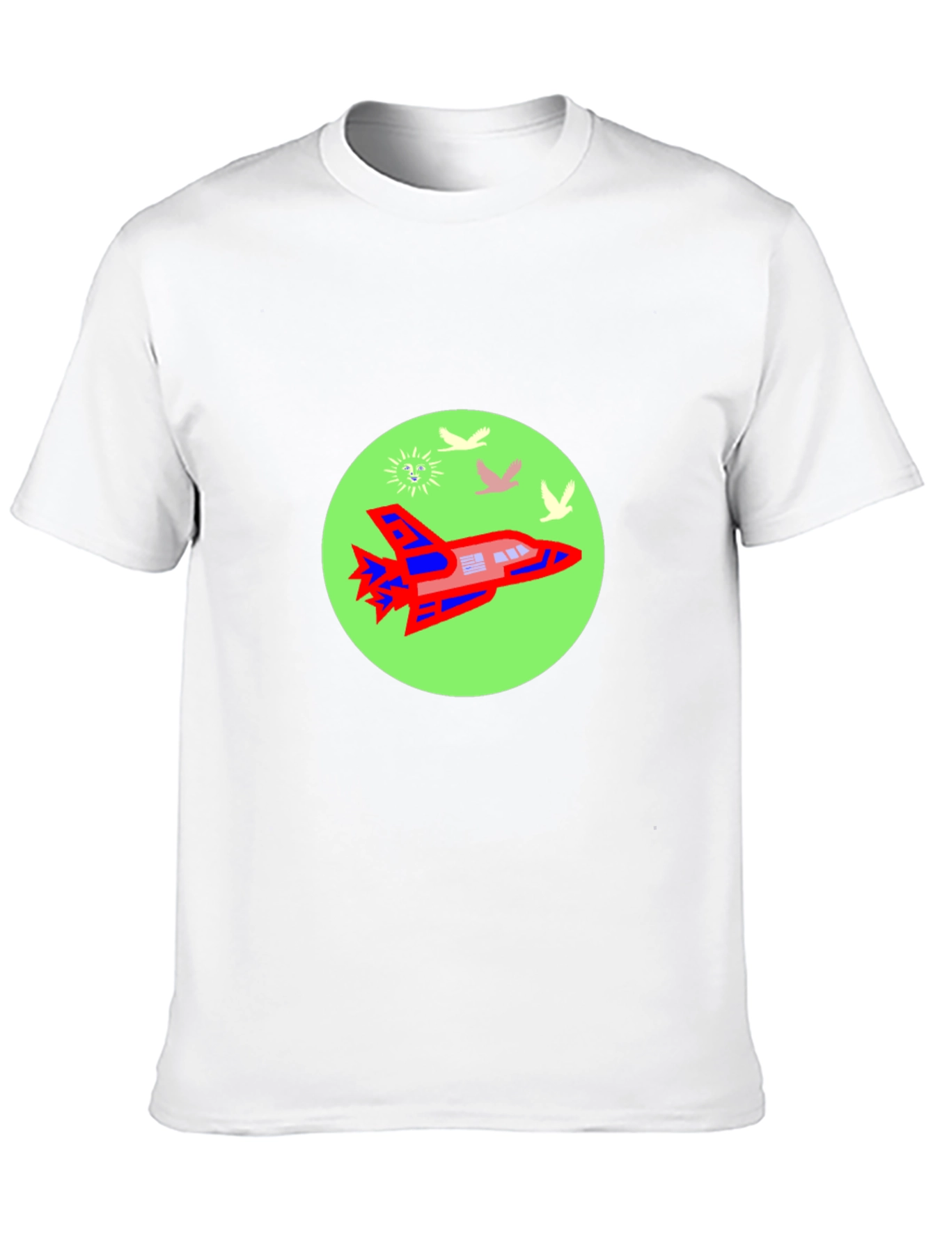 Retro Rocket T-Shirt - Space Adventure Tee