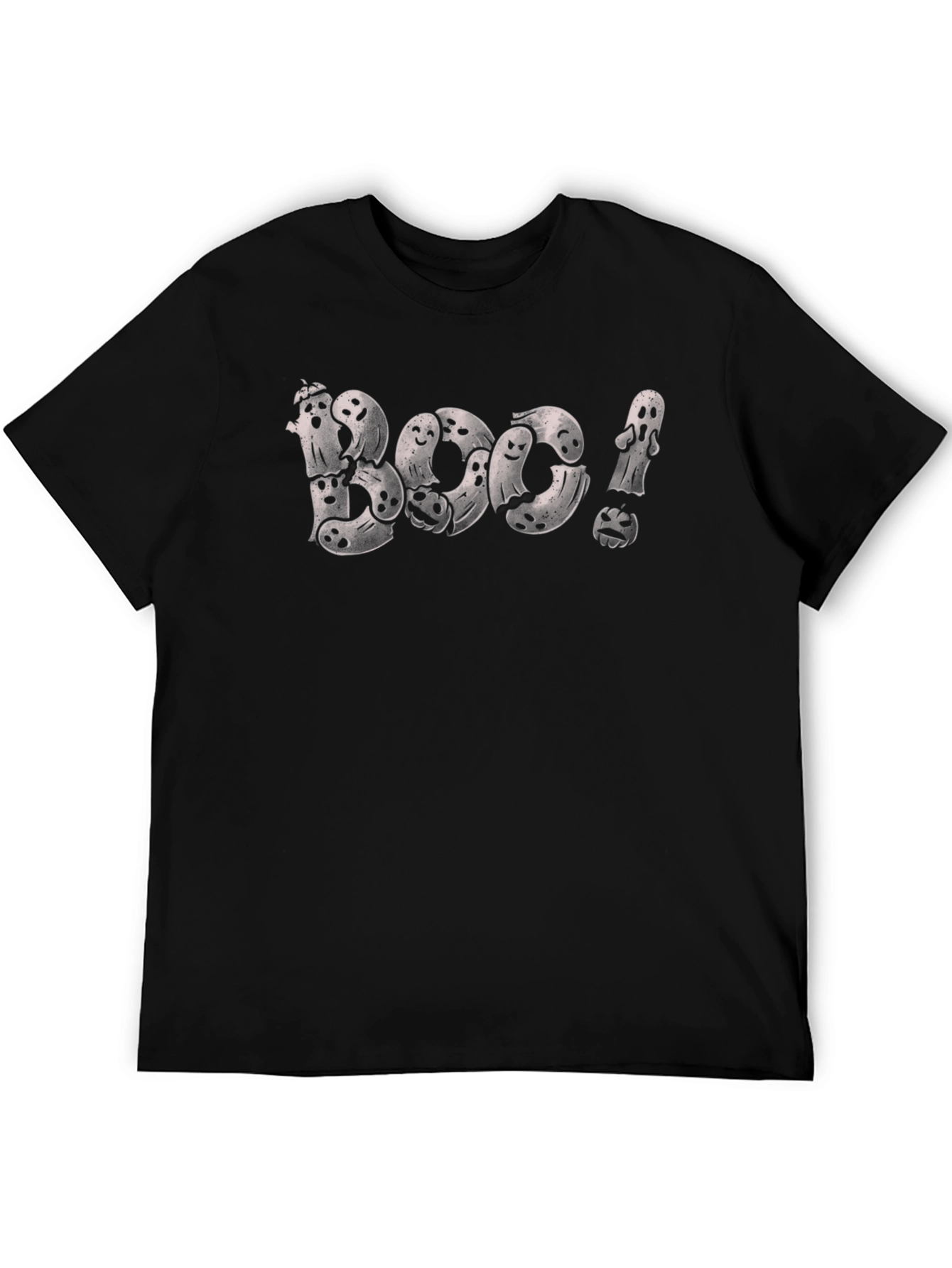 Spooky Boo! Ghost Graphic Tee - Halloween Fun