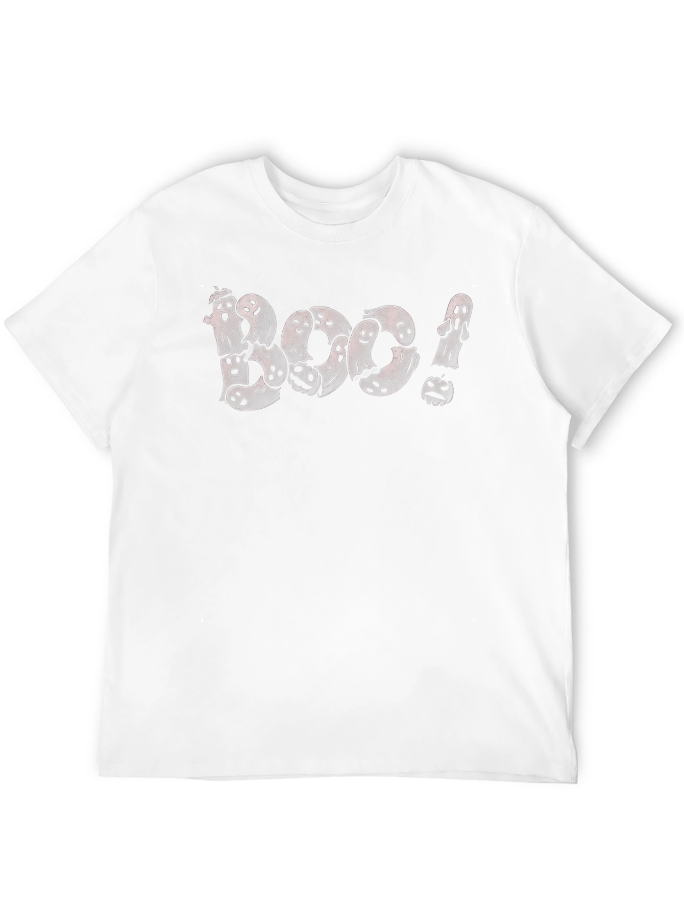 Spooky Boo! Ghost Graphic Tee - Halloween Fun