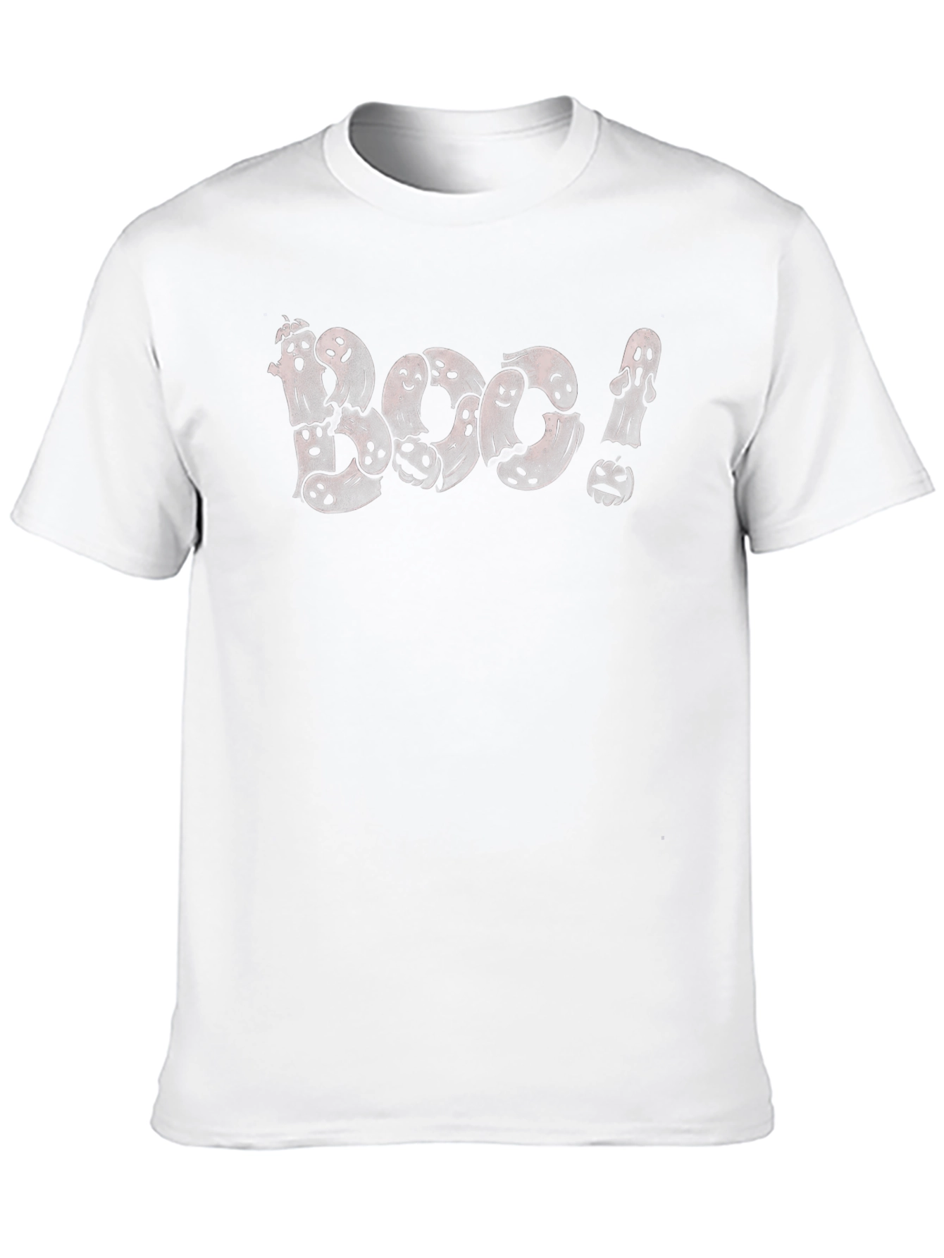 Spooky Boo! Ghost Graphic Tee - Halloween Fun