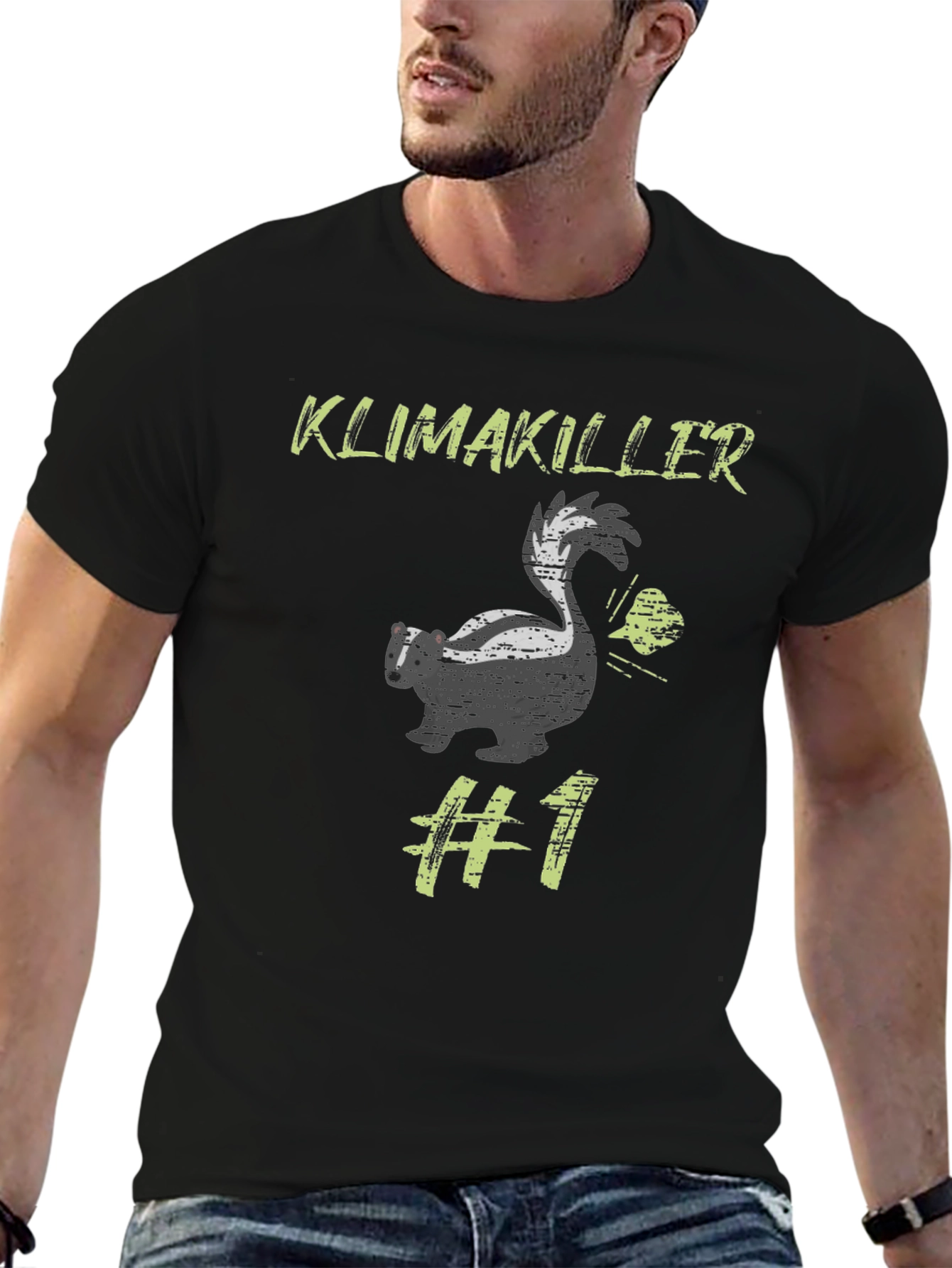Klimakiller #1 Skunk Graphic T-Shirt