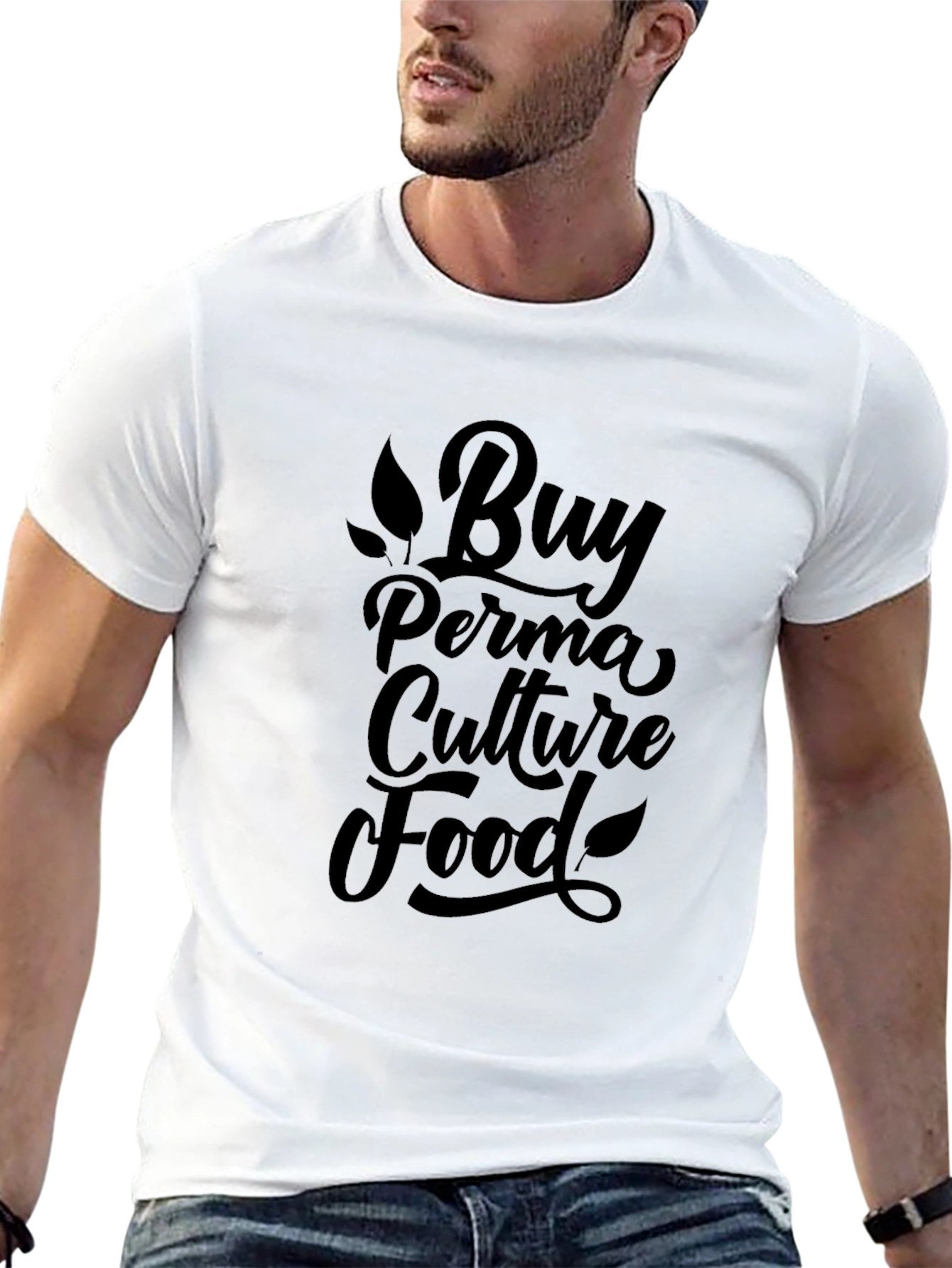 Buy Perma Culture Food T-Shirt - Black