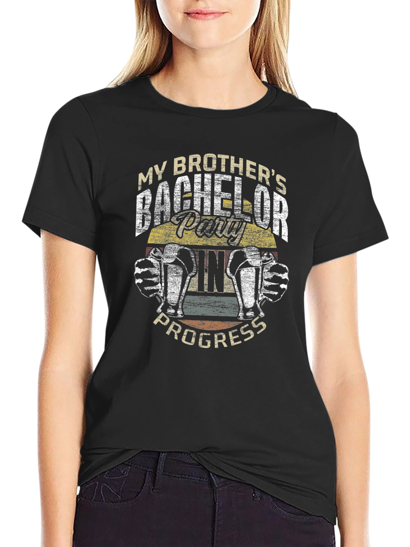 Bachelor Party In Progress T-Shirt