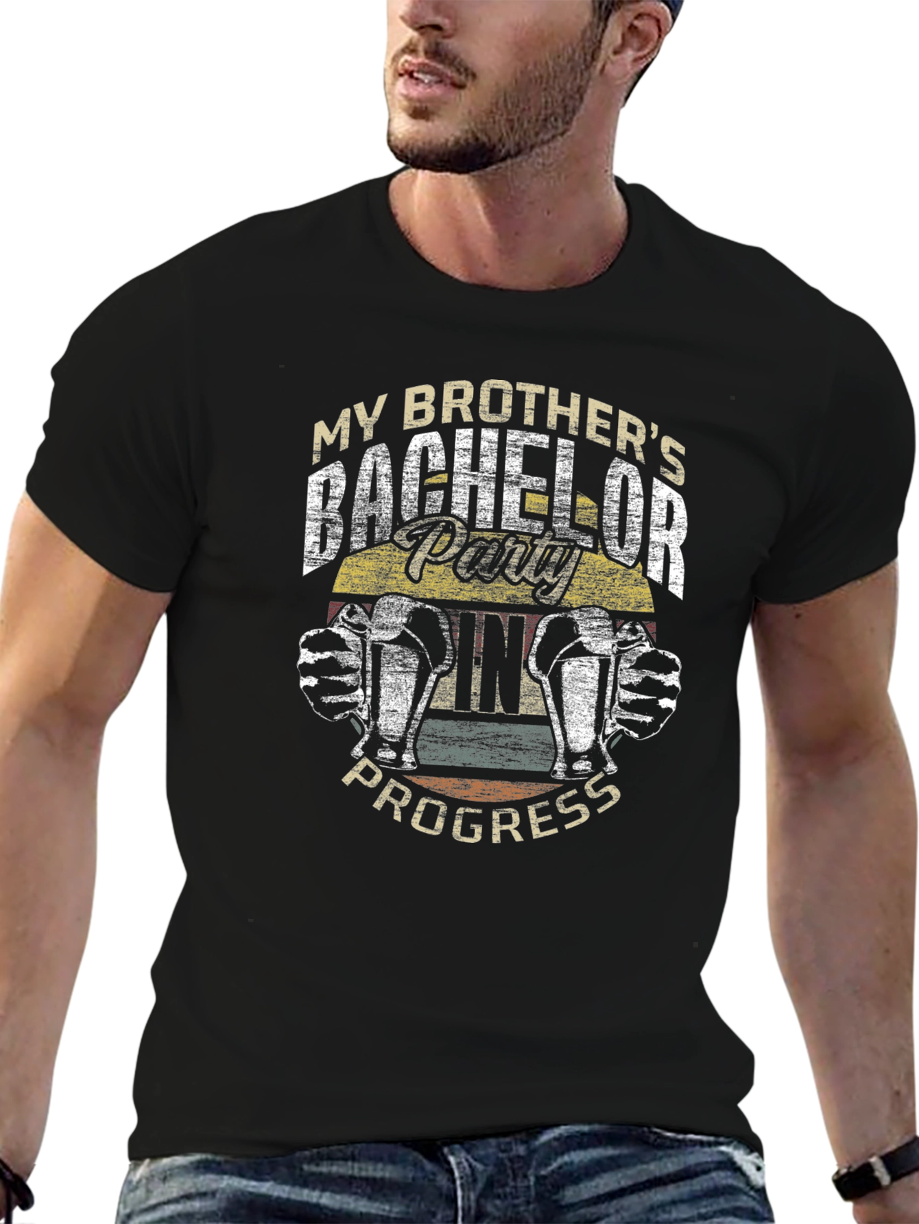 Bachelor Party In Progress T-Shirt