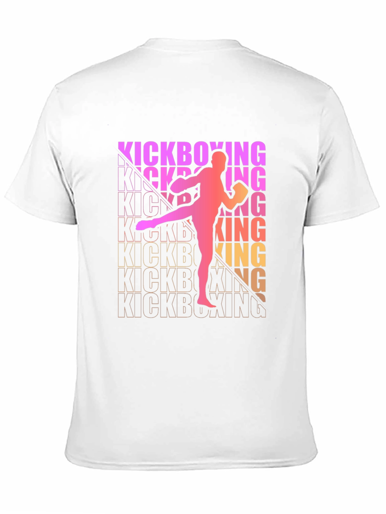 Kickboxing Silhouette T-Shirt - Martial Arts Tee