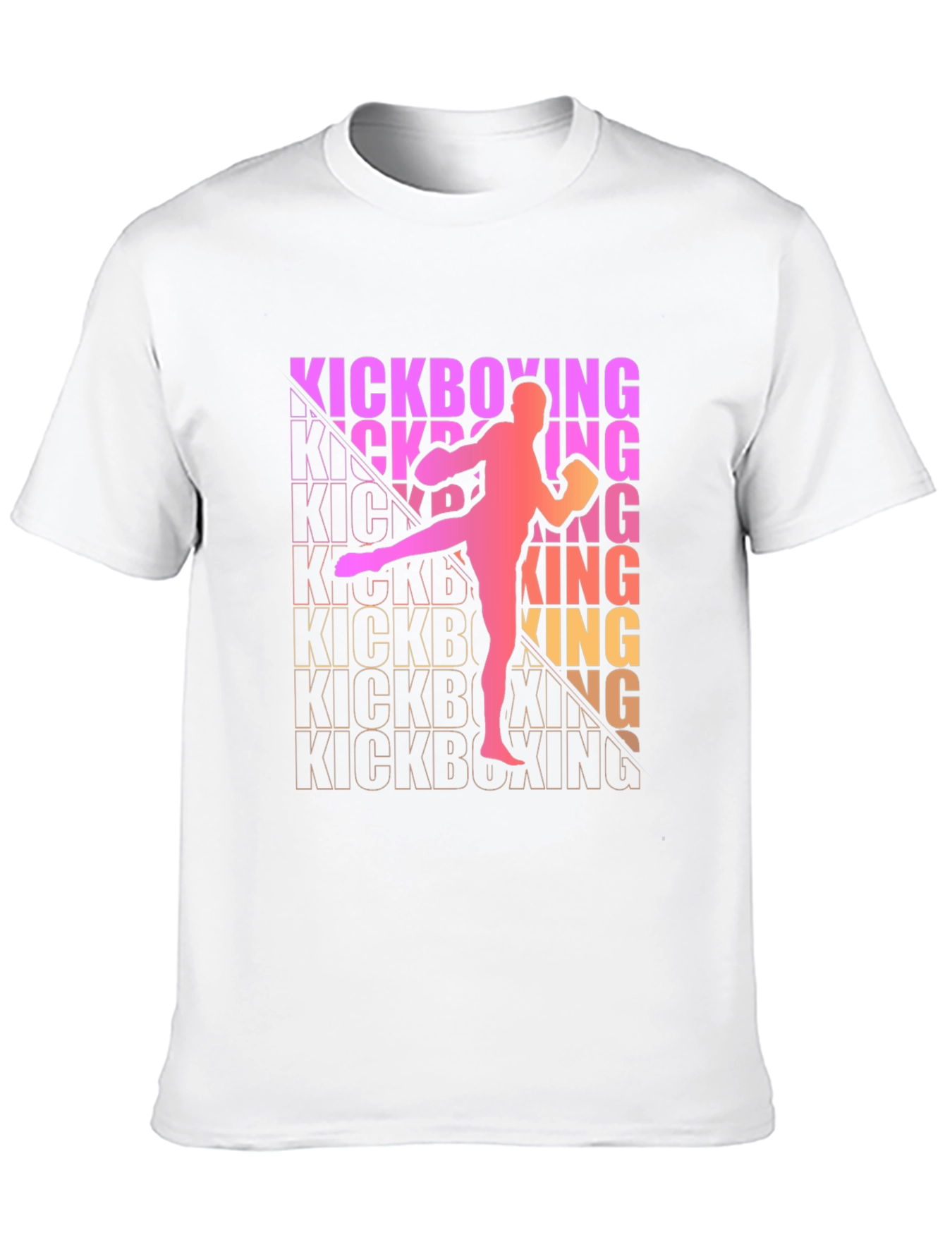 Kickboxing Silhouette T-Shirt - Martial Arts Tee