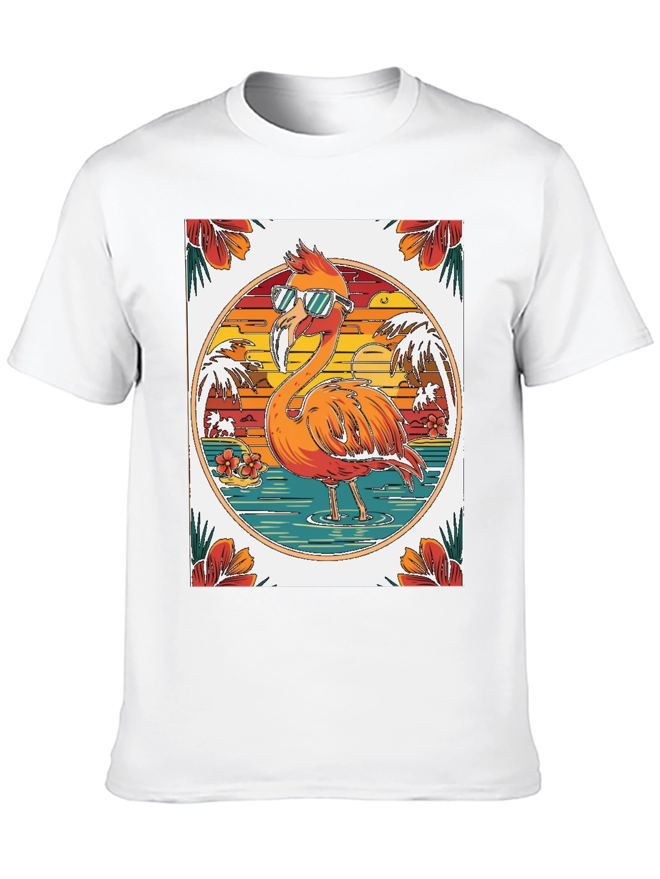 Cool Flamingo T-Shirt: Tropical Summer Vibes!