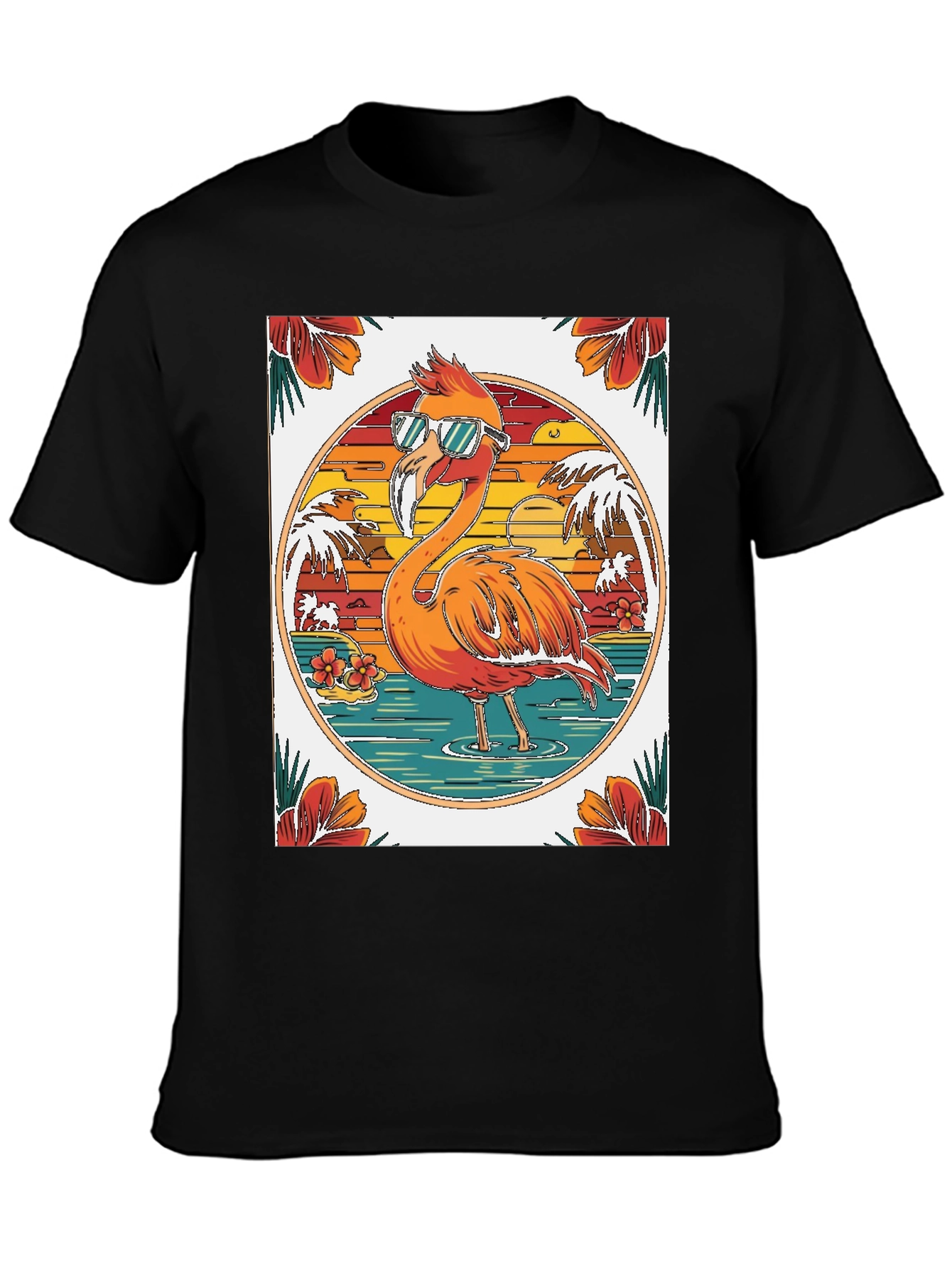 Cool Flamingo T-Shirt: Tropical Summer Vibes!