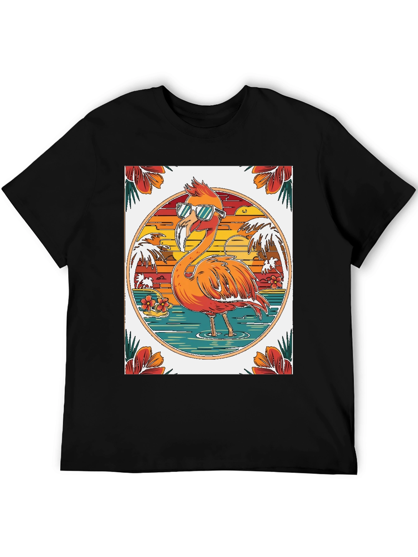 Cool Flamingo T-Shirt: Tropical Summer Vibes!