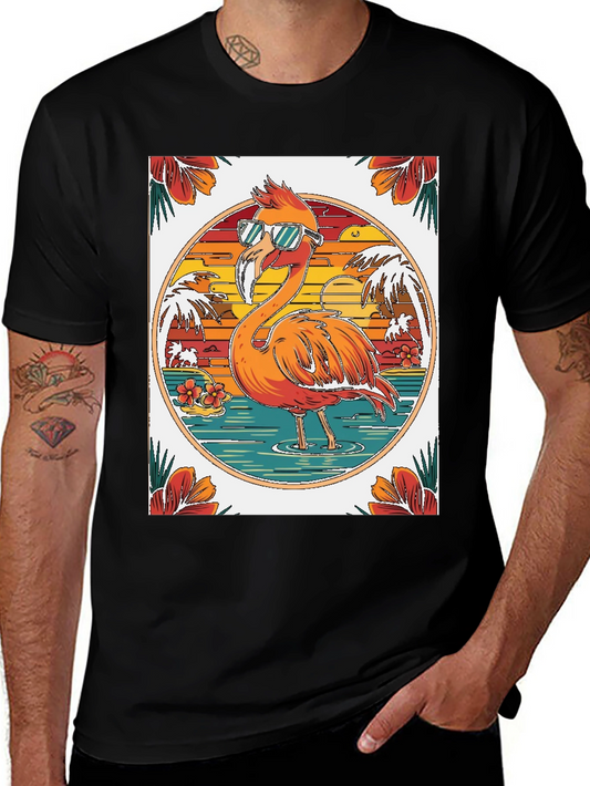 Cool Flamingo T-Shirt: Tropical Summer Vibes!