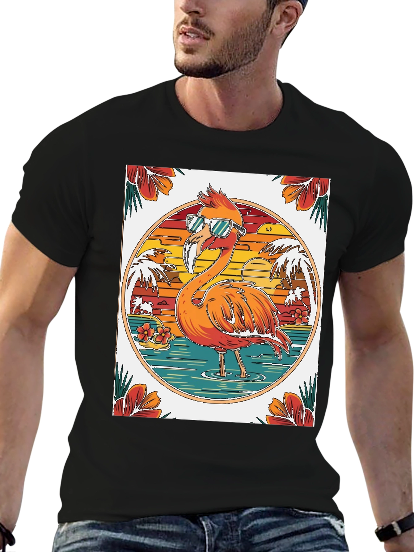 Cool Flamingo T-Shirt: Tropical Summer Vibes!