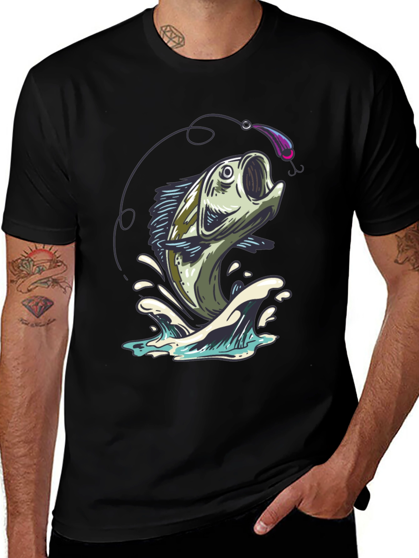 Fishing T-Shirt: Catch of the Day Graphic Tee