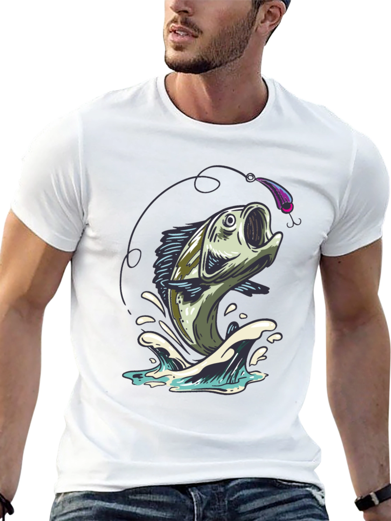 Fishing T-Shirt: Catch of the Day Graphic Tee