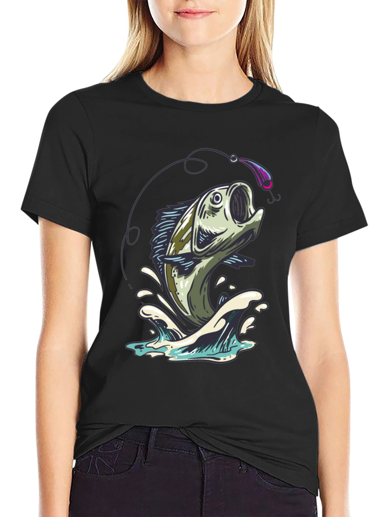 Fishing T-Shirt: Catch of the Day Graphic Tee