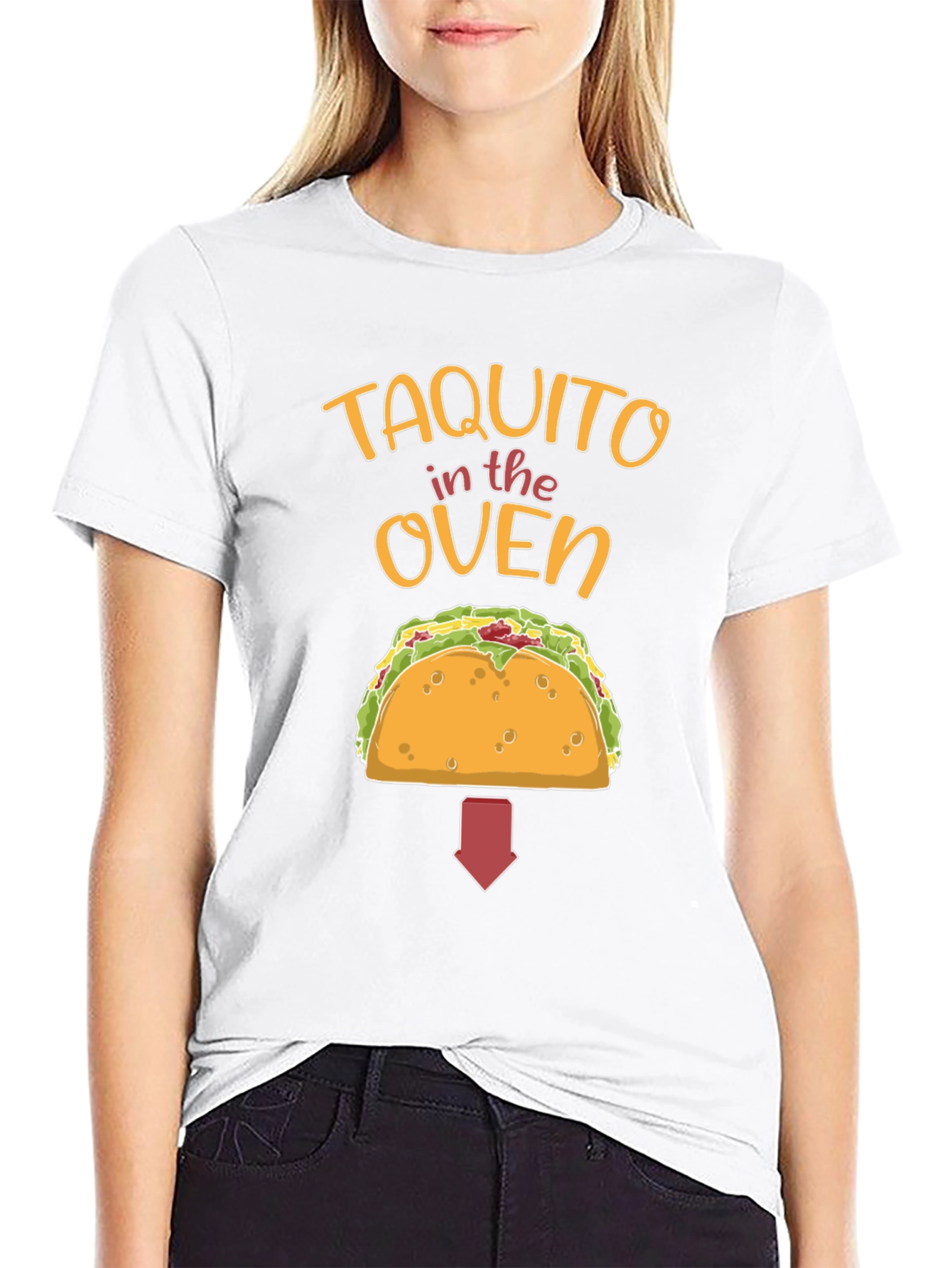 Taquito in the Oven Funny Maternity T-Shirt